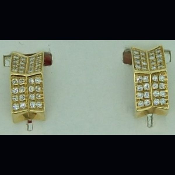 Pendientes de oro y brillantes