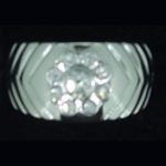 Sortija de oro blanco y brillantes