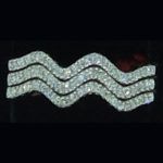 Sortija de oro blanco y brillantes