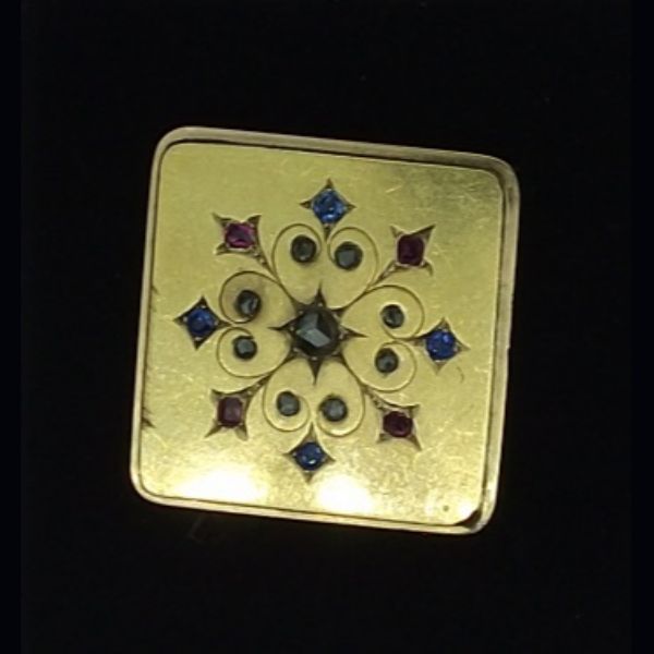 Broche antiguo de oro