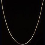 Cadena Veneciana de grosor fino de 50 cms en oro amarillo