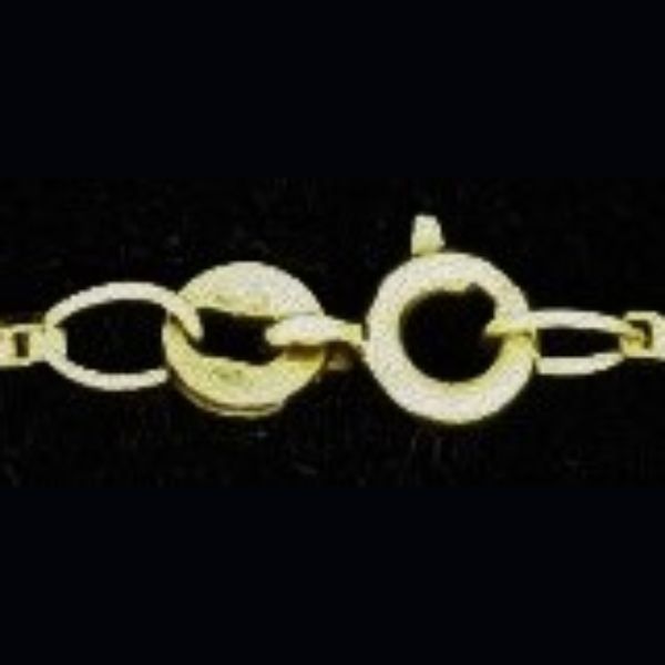 Cadena Veneciana de grosor fino de 50 cms en oro amarillo - Imagen 2
