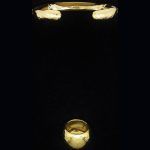 Pulsera en oro amarillo rígida abierta Tous