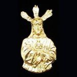 Colgante Cristo del Cautivo en oro amarillo