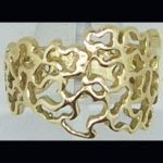 Sortija de Tous en oro amarillo con calados de osos