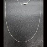 Cadena oro blanco