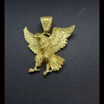 Colgante grande oro amarillo motivo "Aguila "