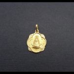 Medalla oro amarillo "Virgen del Rocio"