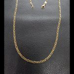 Cadena oro amarillo eslabón tipo cartier