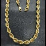 Cordón oro amarillo grueso