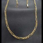 Cadena oro amarillo eslabón forma cartier