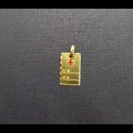 Colgante oro amarillo "G.S"