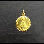 Medalla oro amarillo Nuestra Señora de Guadalupe