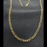 Cadena oro amarillo eslabón tipo cartier