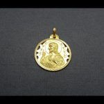 Medalla oro amarillo de "Jesús Sagrado Corazón"