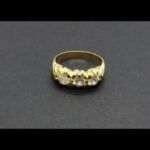 Anillo tresillo oro amarillo nº24 de 18k