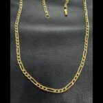 Cadena oro amarillo de 18 kt eslabón forma cartier, 50 cm