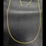 Cadena oro amarillo 18k eslabon estandar de 52 cm