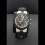 Reloj Bvlgari Diagono Aluminium Automatico, correa negra de caucho,  de caballero/Unisex, cristal de zafiro,  Hebilla ardillón, 38mm de diametro, L32883