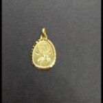 Medalla oro amarillo 18k de nacimiento