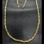 Cadena oro amarillo 18k de 60 cm