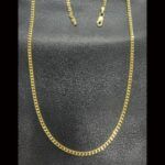 Cadena oro amarillo 18k eslabón forma barbada