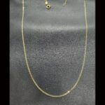 Cadena oro amarillo 18k eslabón tipo forzada 45 cm