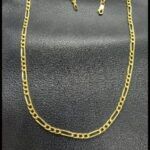 Cadena oro amarillo 18k eslabón tipo cartier, 51,5 cm