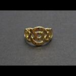 Anillo oro amarillo 18k con circulos entrelazados, nº 16
