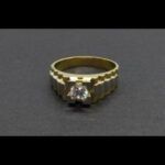 Anillo oro amarillo 18k nº 26 forma solitario con circonita
