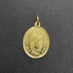 Medalla oro amarillo 18k de la Virgen de Guadalupe