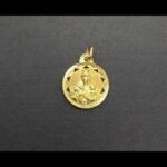 Medalla oro amarillo 18k del Escapulario