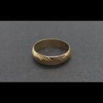 Alianza oro amarillo 18k nº 17 forma rayón