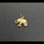 Colgante oro amarillo 18k forma elefante