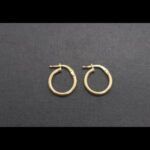 Argollas oro amarillo 18k lisas