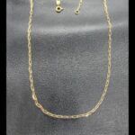 Cadena oro amarillo 18k eslabón alargado 50,5 cm