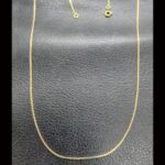 Cadena oro amarillo 18k eslabón tipo venecia 45,5 cm