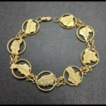 Pulsera oro amarillo 18k de las provincias de Andalucia 21 cm