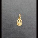 Medalla oro amarillo 18k de la virgen del Rocio