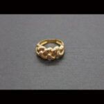 Anillo oro amarillo 18k nº 13 parte central forma trenzada