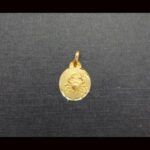 Medalla oro marillo 18k horoscopo Cáncer