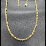 Cordón oro amarillo 18k 48,5 cm de largo