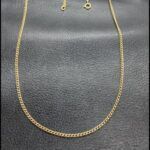 Cadena oro amarillo 18k eslabón tipo barbada 52 cm