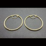 Argollas oro amarillo 18k lisas
