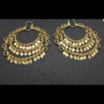 Argollas grandes oro amarillo 18k con colgantes
