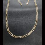 Cadena oro amarillo 18k eslabón tipo cartier 50 cm