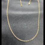 Cadena oro amarillo 18k de 50 cm