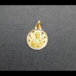 Medalla oro amarillo 18 k de la virgen del Carmen