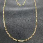Cadena oro amarillo 18k eslabón tipo cartier 60 cm