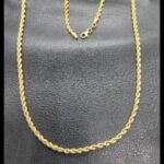 Cordón oro amarillo 18k 61 cm